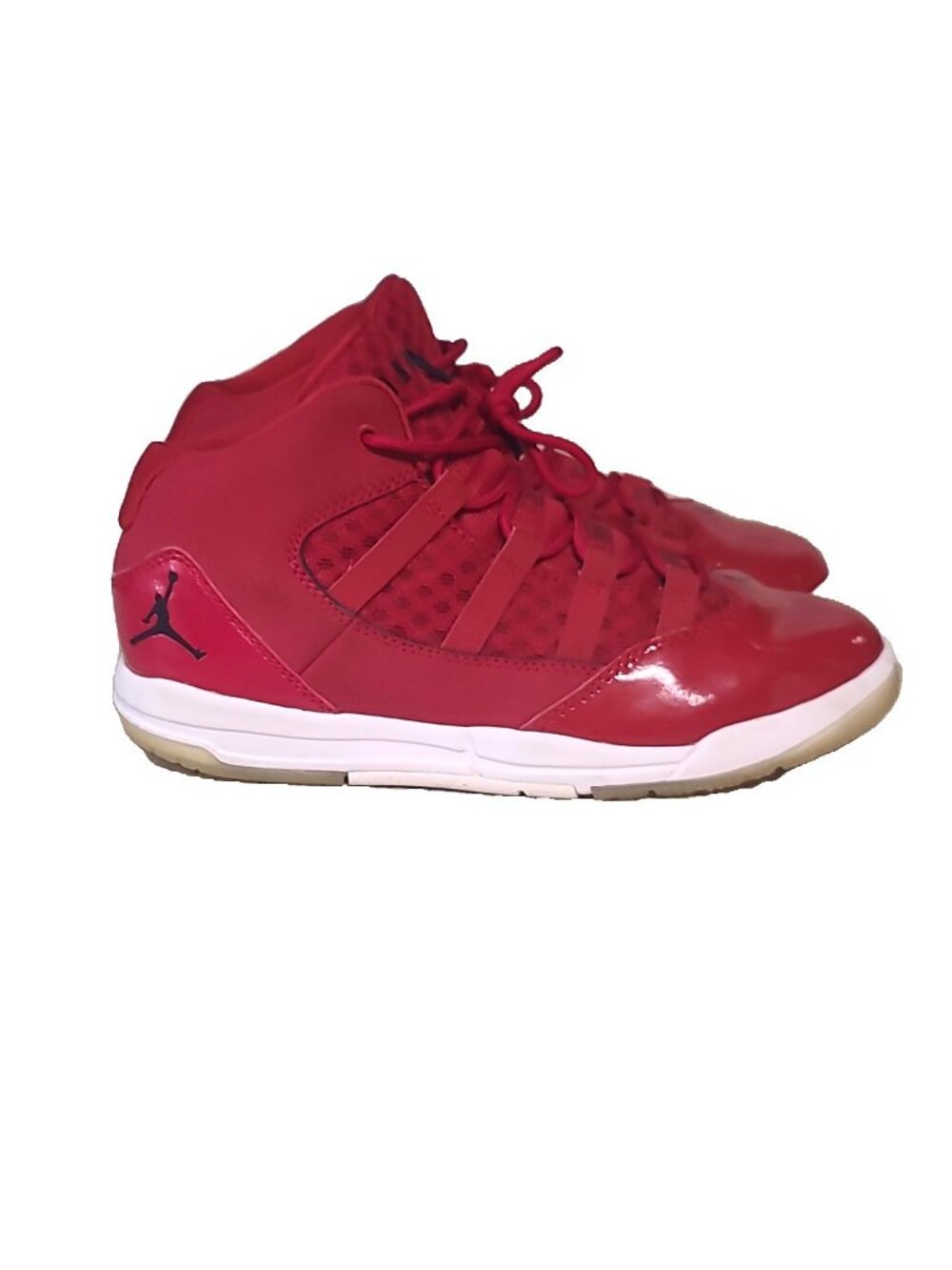 Jordan Max Aura "Gym Red" Sneakers Size 3 Youth GUC - Picture 4 of 9
